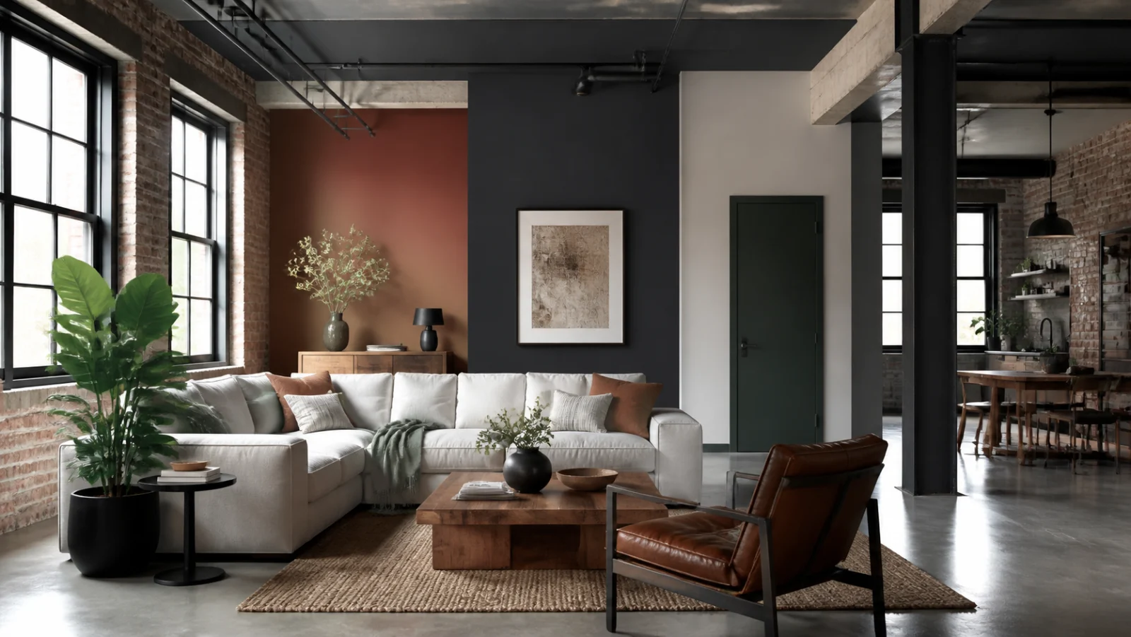 Couleur peinture style industriel, les bonnes teintes sans assombrir