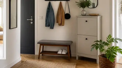 Aménager une entrée pratique sans l'encombrer