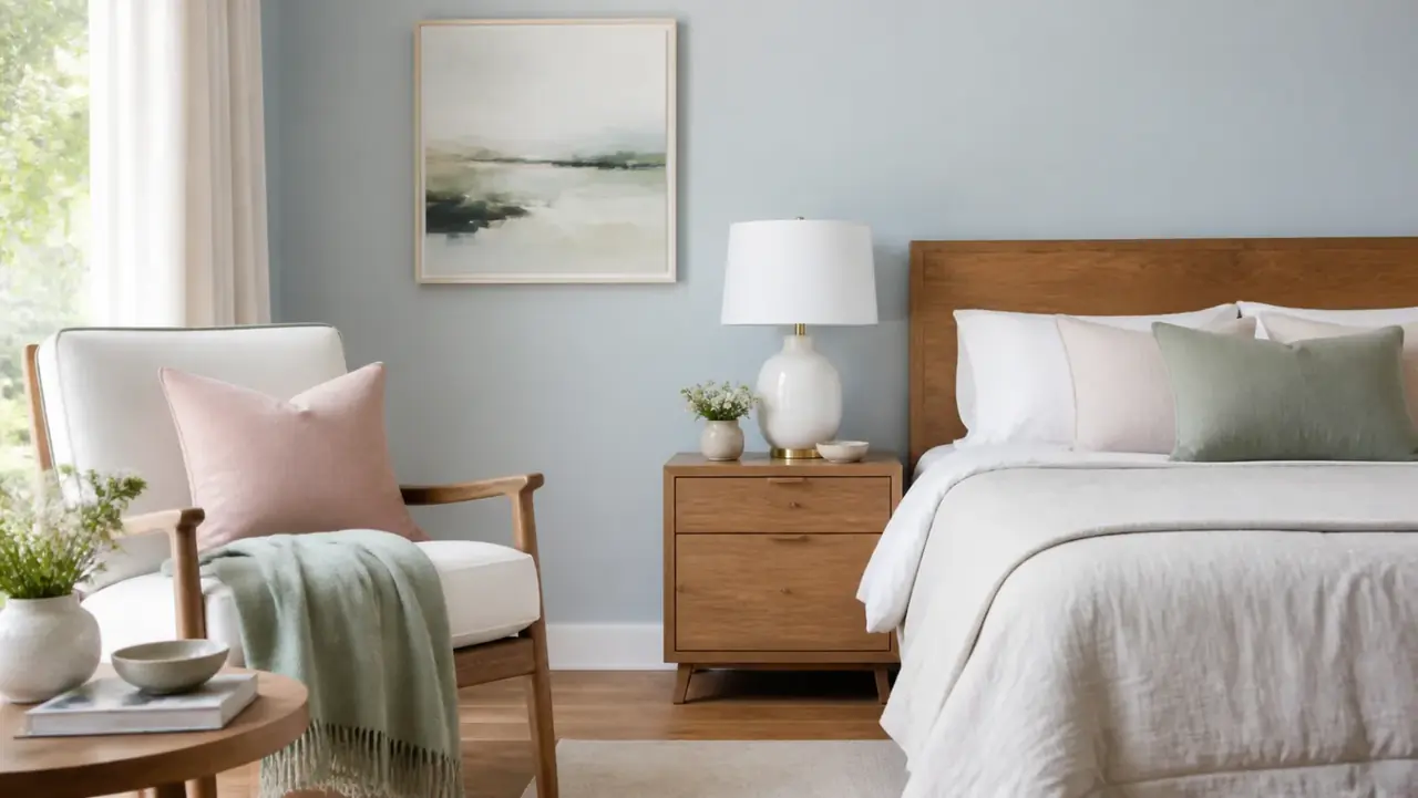 Pastel decor sans effet fade dans la maison
